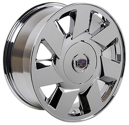 Cadillac Chrome 17 alloy wheels New replica wheels with center caps 